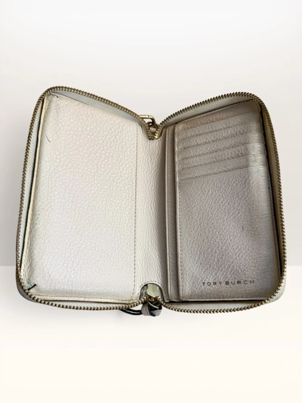 Tory Burch Harper Smartphone Wristlet - in the color “New Ivory”